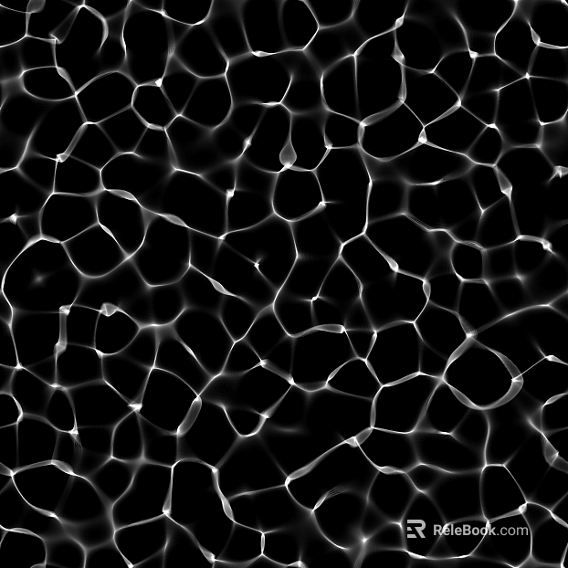 caustic water ripple wave caustic map black and white caustic map texture
