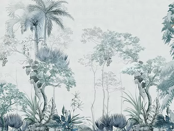 Tropical Forest Plant Mural texture (ID:ffach693928)