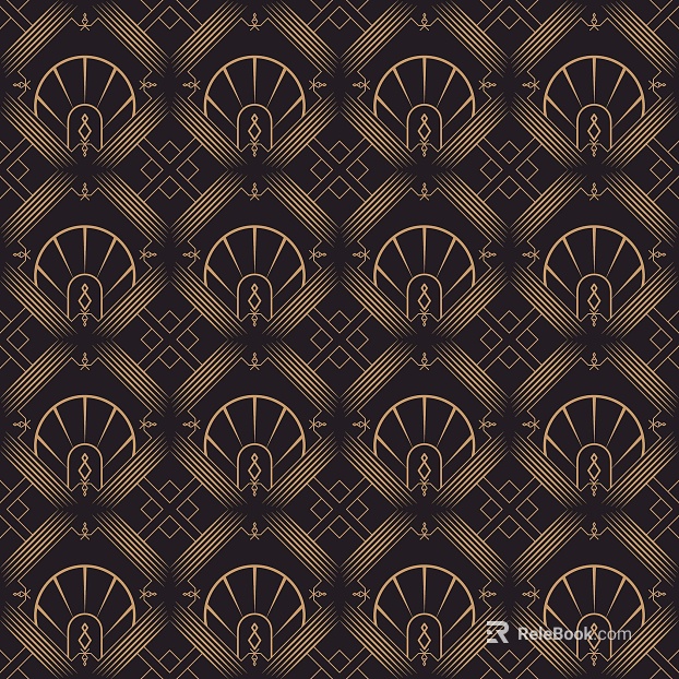 European classical art geometric lines texture