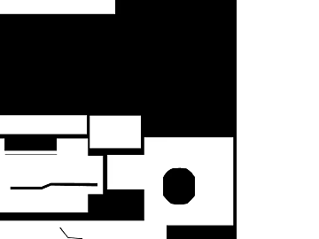 Black and white geometric normal map texture (ID:ffaeh552534)