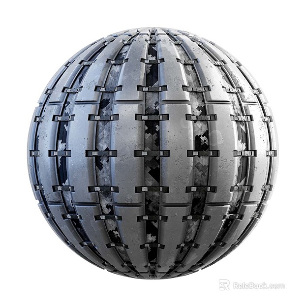 Armor plate PBR texture