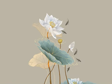 Plant painting texture (ID:ffajg87516)