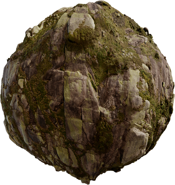 Moss PBR texture