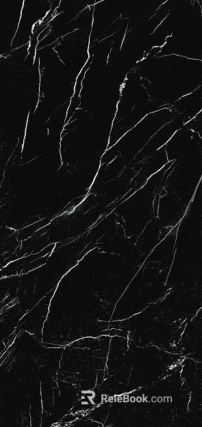 Black black and white root rock plate with mesh pattern marble texture