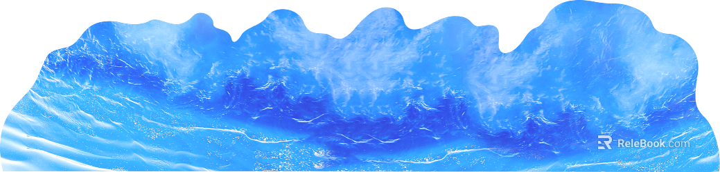 Blue water ripple water feature decoration texture
