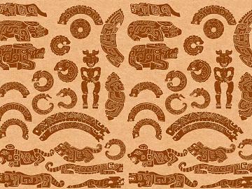 Chinese bronze pattern wallpaper texture (ID:ffach108641)