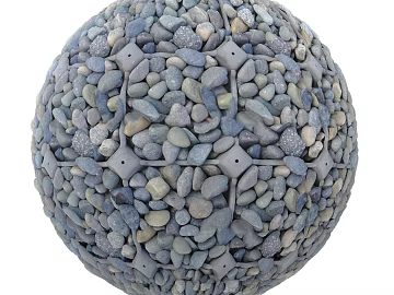 Pebbles PBR texture (ID:ffach352764)