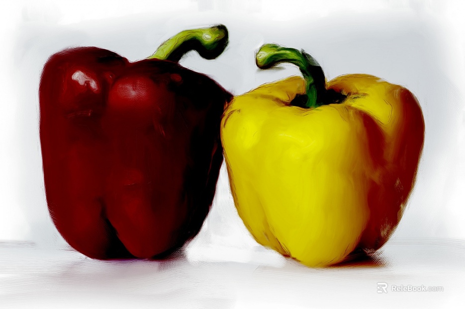 Oil painting texture