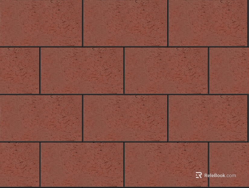 Brick wall red strip clay brick texture