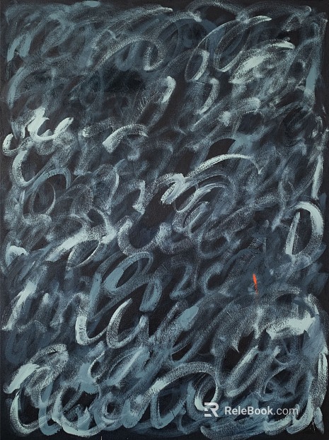 Gray-Blue Abstract Art Decorative Painting texture