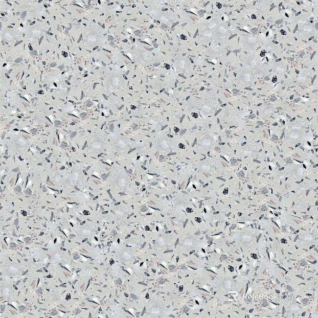 gray terrazzo texture