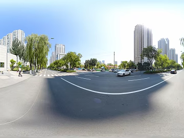 HDR city road traffic panorama texture (ID:ffach658103)