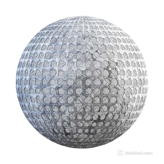 Protective iron net PBR texture