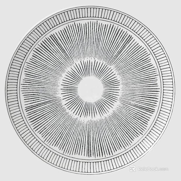 Round carpet texture