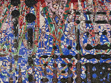 Abstract Color Art Mosaic texture (ID:ffach168303)