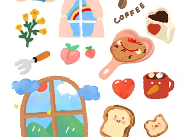 cartoon painting texture (ID:ffaag47066)