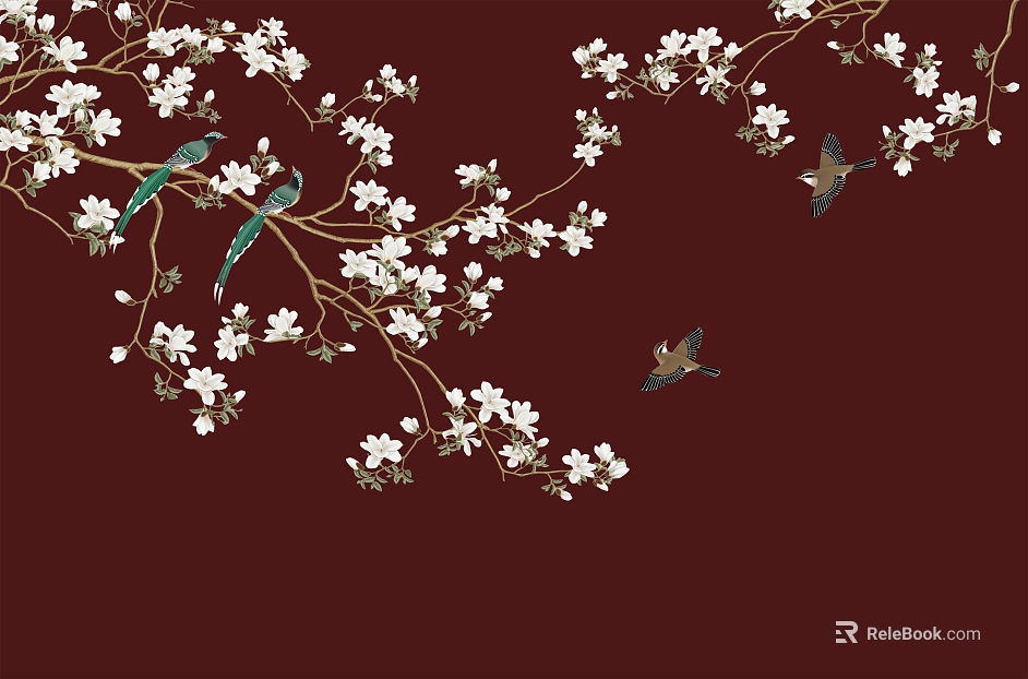 animal and plant pattern texture