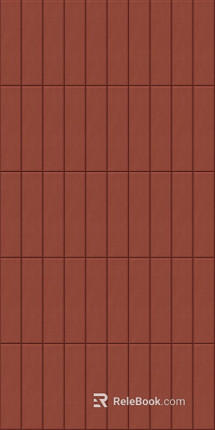 Retro red long brick texture
