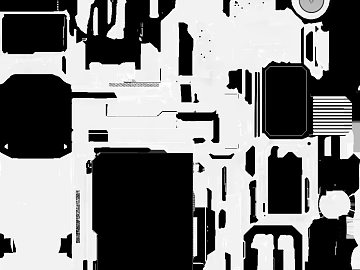Black and White Mechanical Wind Bump Map texture (ID:ffaeh402821)