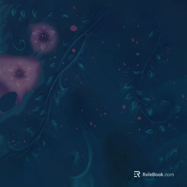 Dark blue floral pattern wallpaper texture