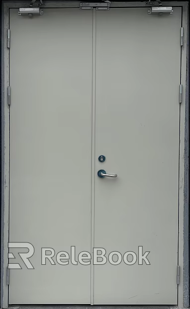 Metal door texture