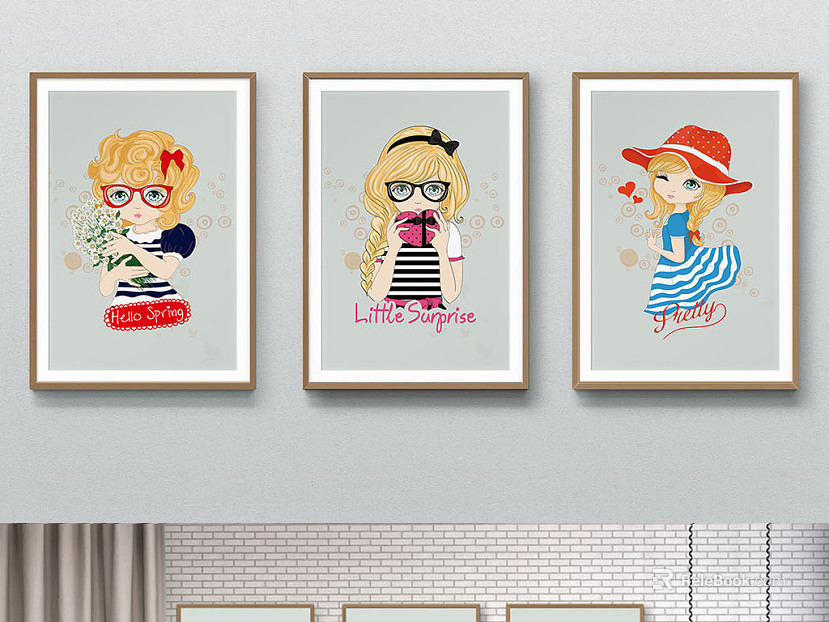 cartoon painting texture