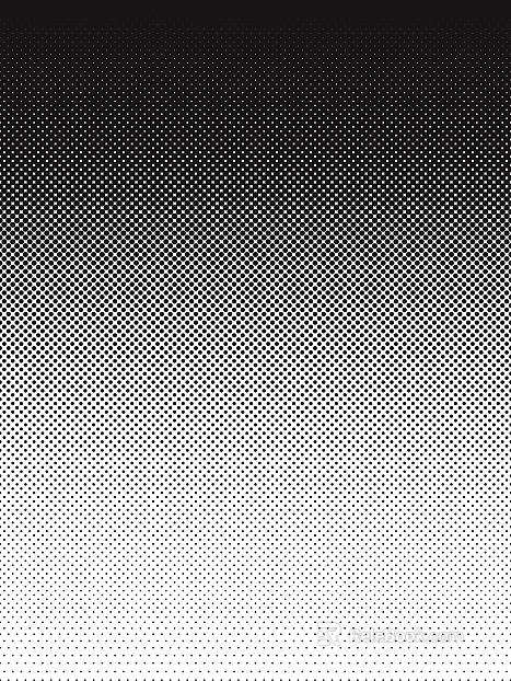 Gradient round hole black and white figure texture