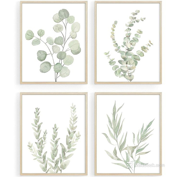 plant decorative painting texture