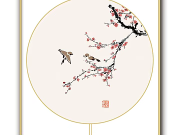 flower-and-bird painting texture (ID:ffajg26113)