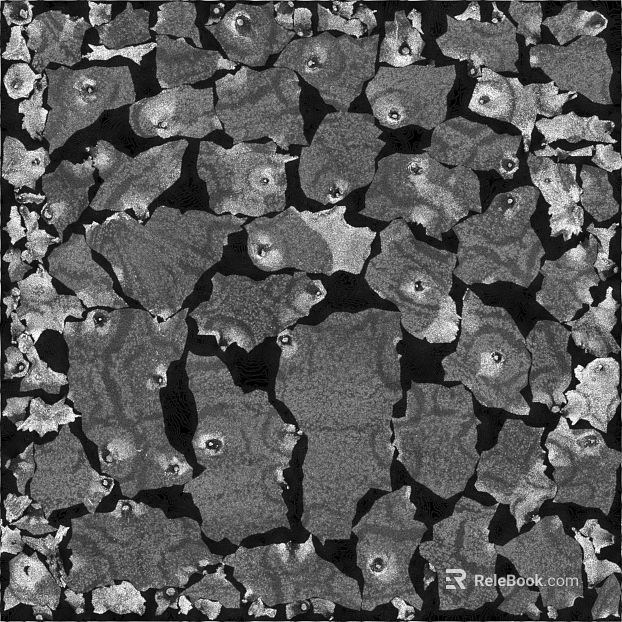 Deep gray gravel wall surface pavement texture