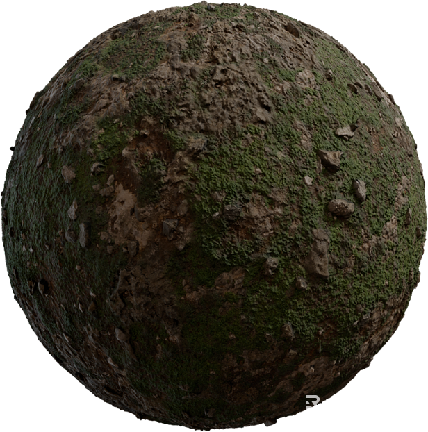 Moss PBR texture