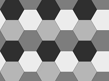 Hexagonal Brick Black Hexagon Mosaic Seamless texture (ID:ffagg98926)