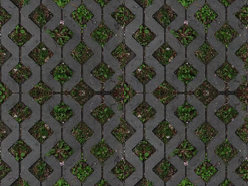 grass-planting brick texture (ID:ffaaf8803)