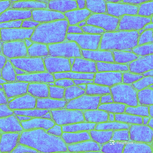 Purple-blue culture stone exterior wall finish texture