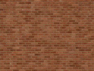brick wall red brick wall 3d model