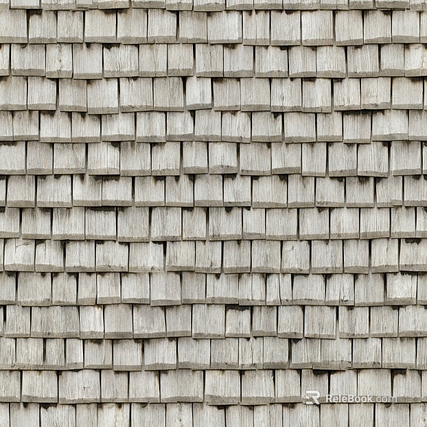 Light gray shingle roof exterior wall material texture