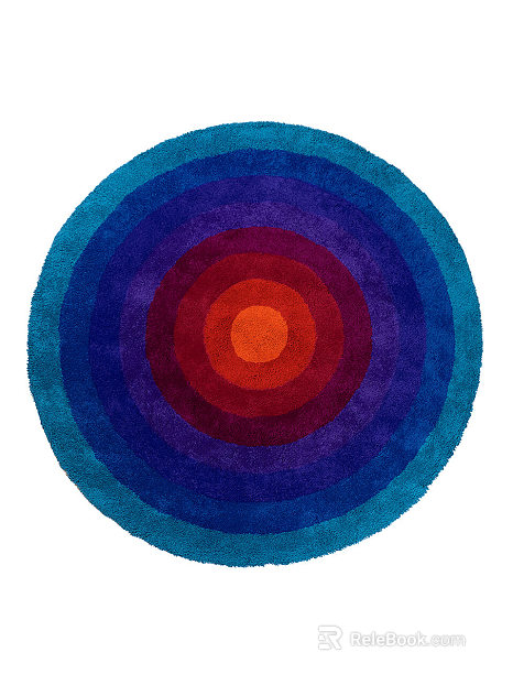 Modern Round Carpet texture