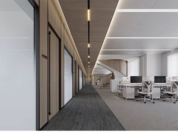 Modern Light Wood Wall Panel Office Space texture (ID:ffaeh597936)