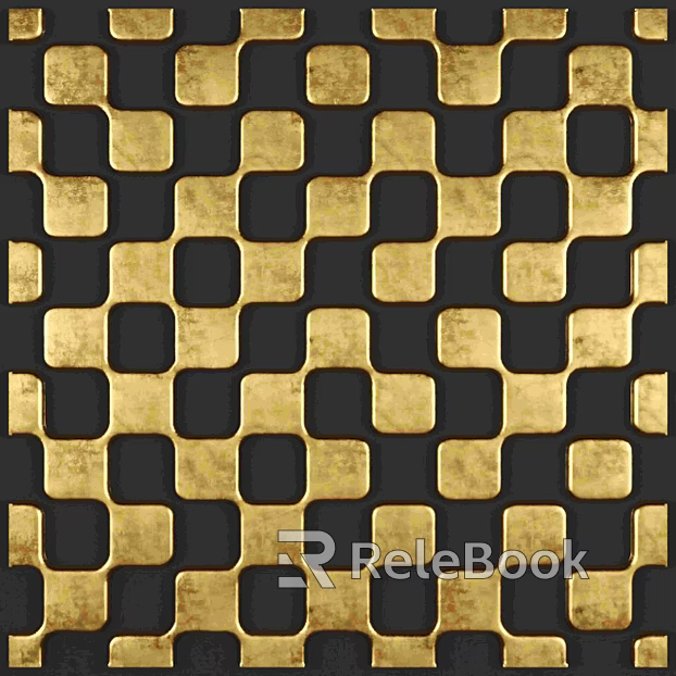 Metal relief texture