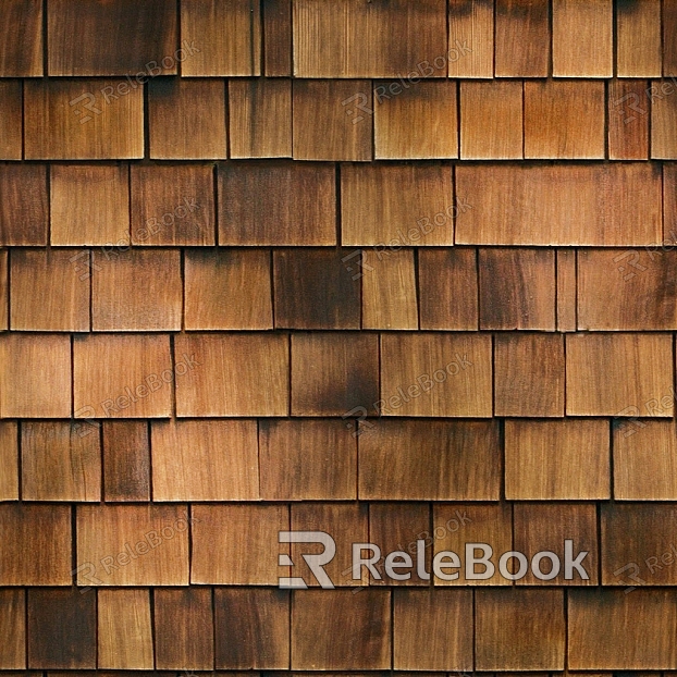 Wooden tile texture