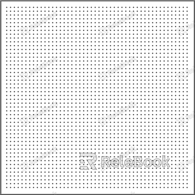 Perforated plate metal texture