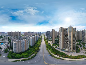 HDR City Panorama texture (ID:ffach189303)
