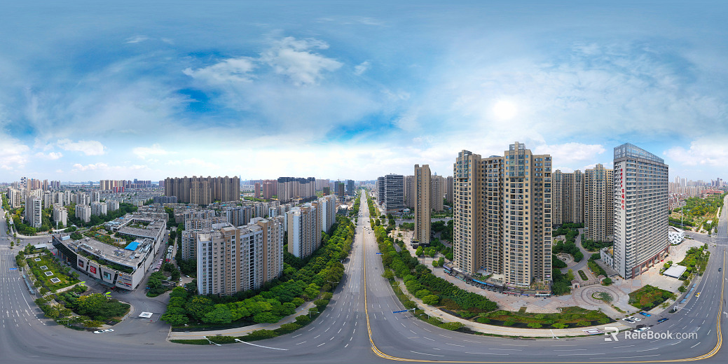 HDR City Panorama texture