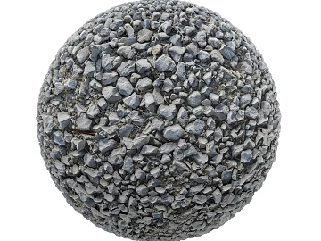 Gravel PBR texture (ID:ffach321044)