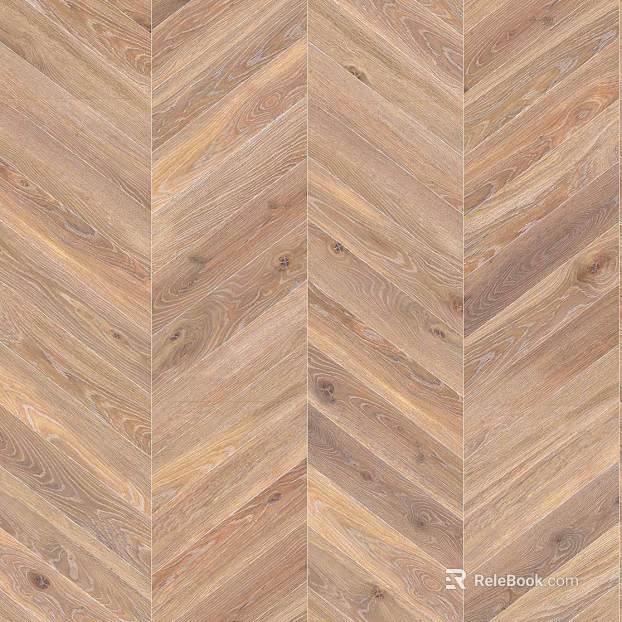 Wood floor walnut color wood grain fishbone brick texture