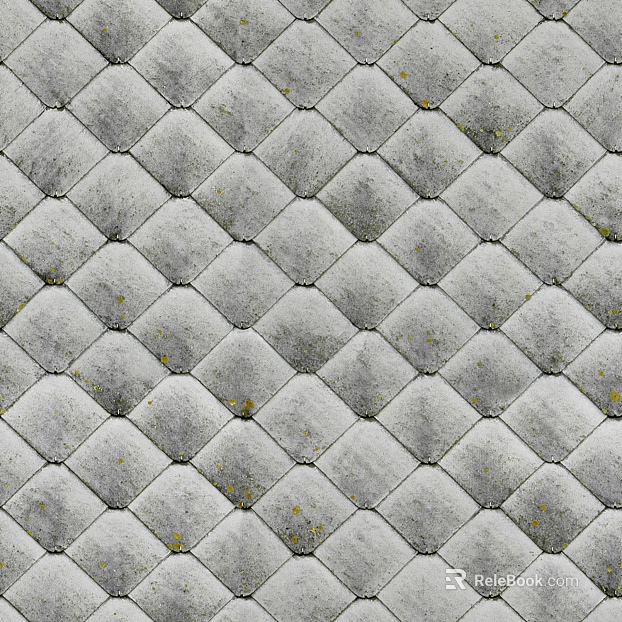 Green tile texture