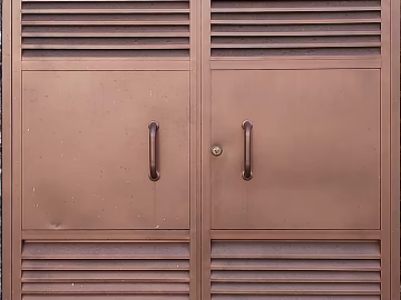Red Copper Metal Door Commercial Entry Door texture (ID:ffaeh619394)