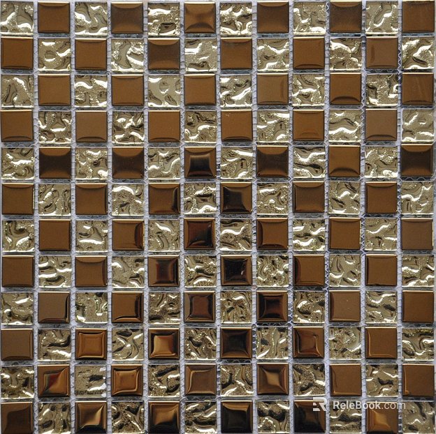 metal mosaic texture