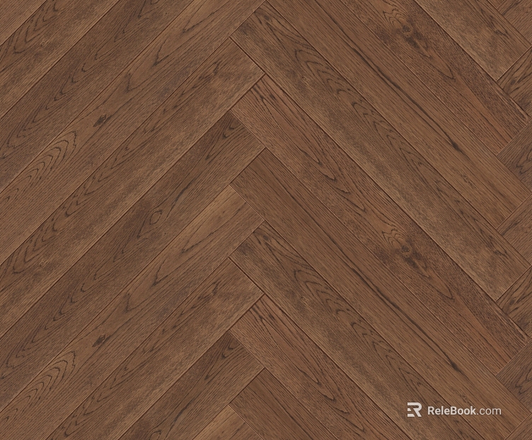 Dark brown herringbone solid wood floor living room floor texture