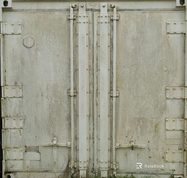 Metal door texture